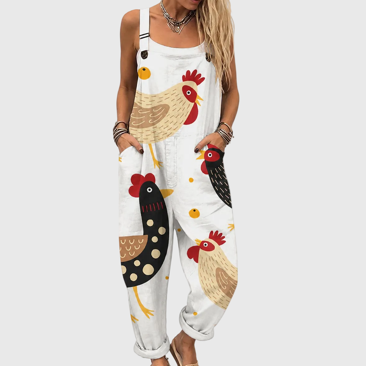 RUSTIC ROOSTER JUMPSUIT