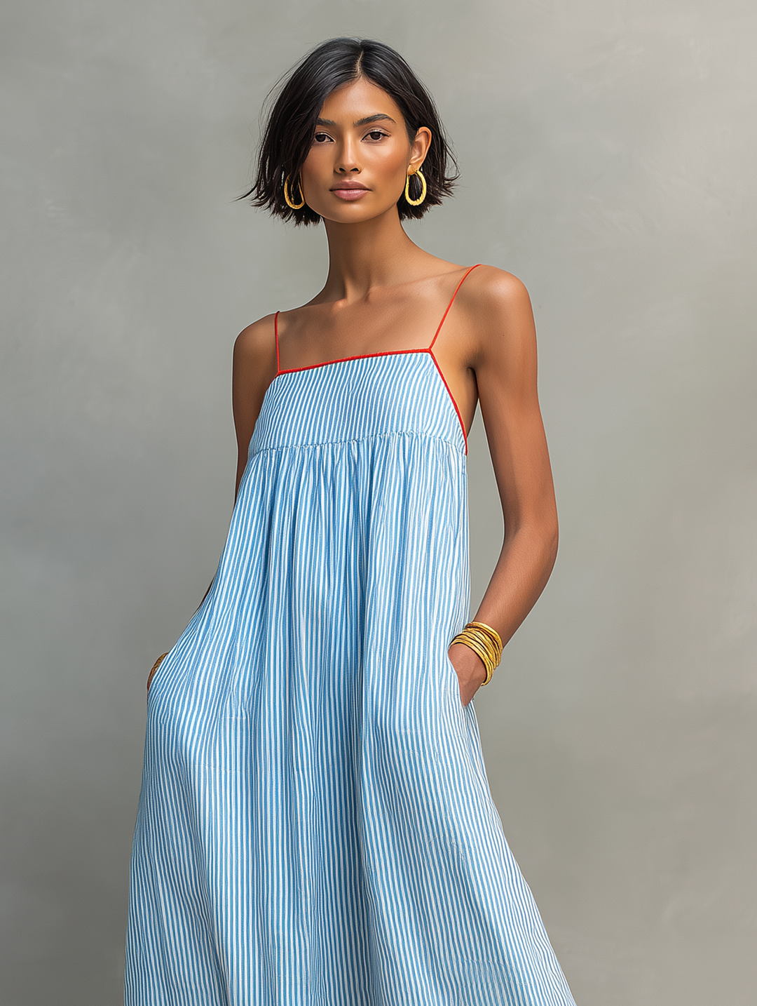 Larina | Azure Long Dress