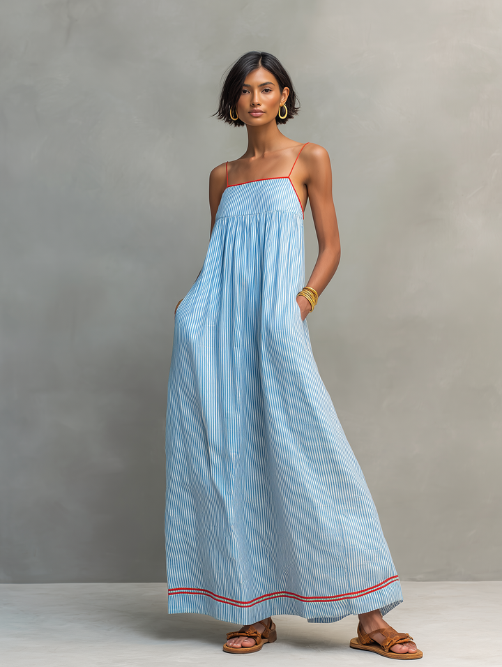 Larina | Azure Long Dress