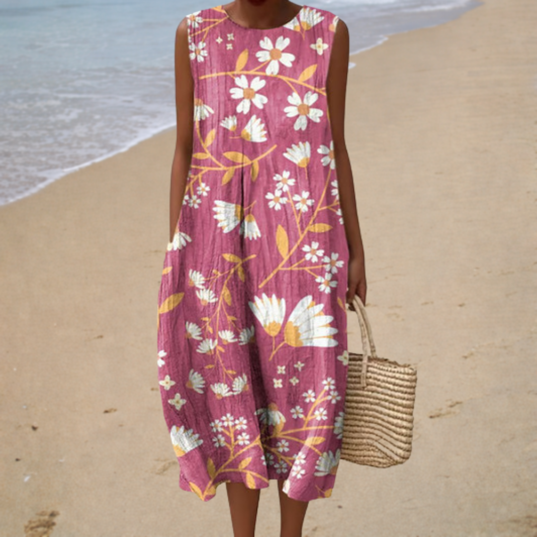 Cozy Sleeveless Summer Dress