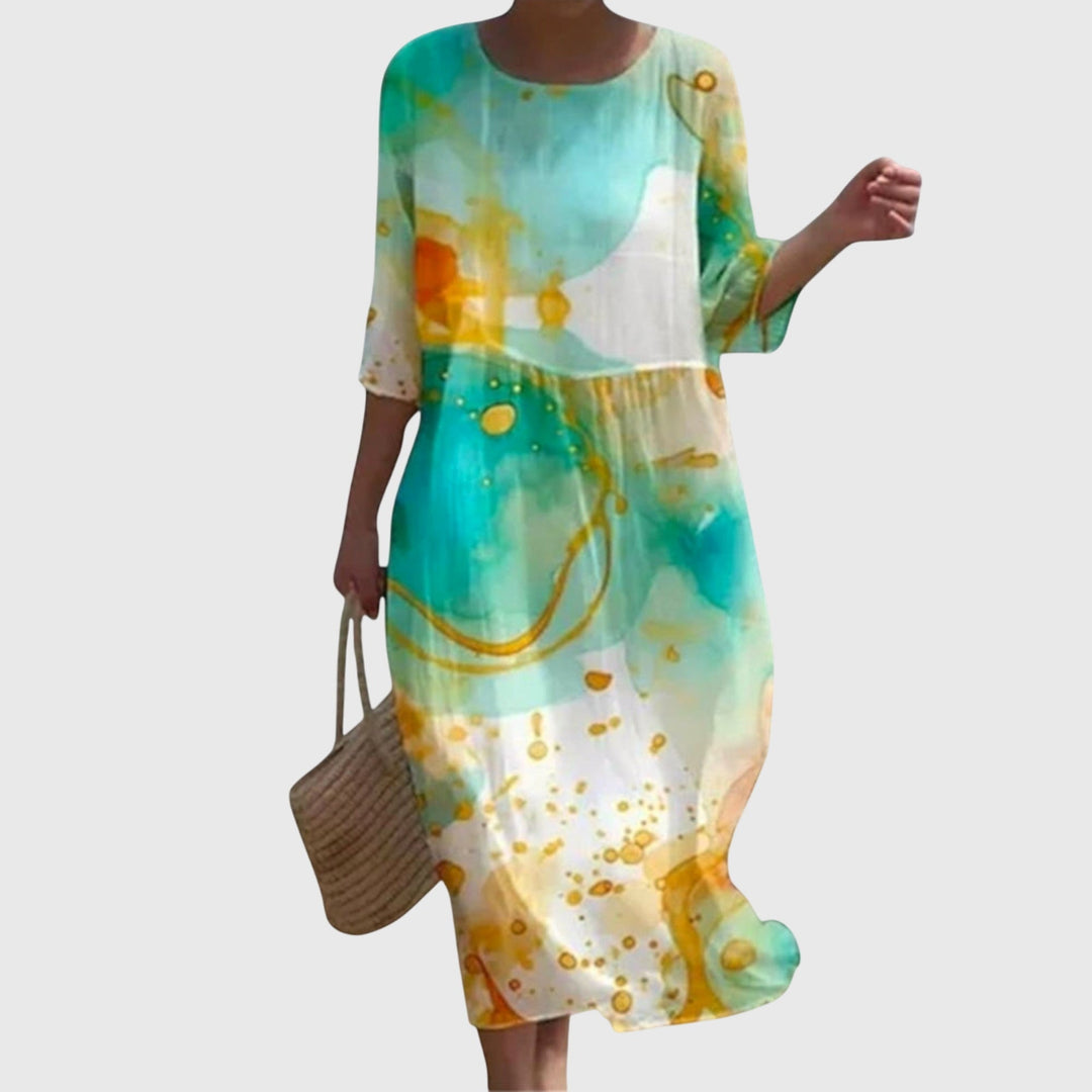Desiree | Stylish Floral Maxi Dress