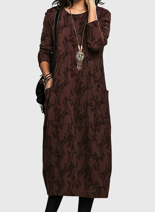 Abby | Casual Round-Neck Dress