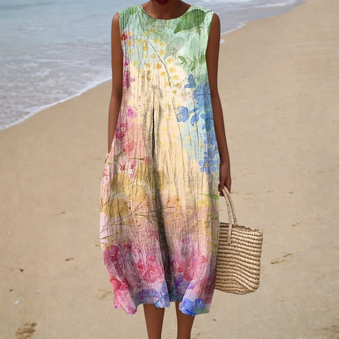 Cozy Sleeveless Summer Dress