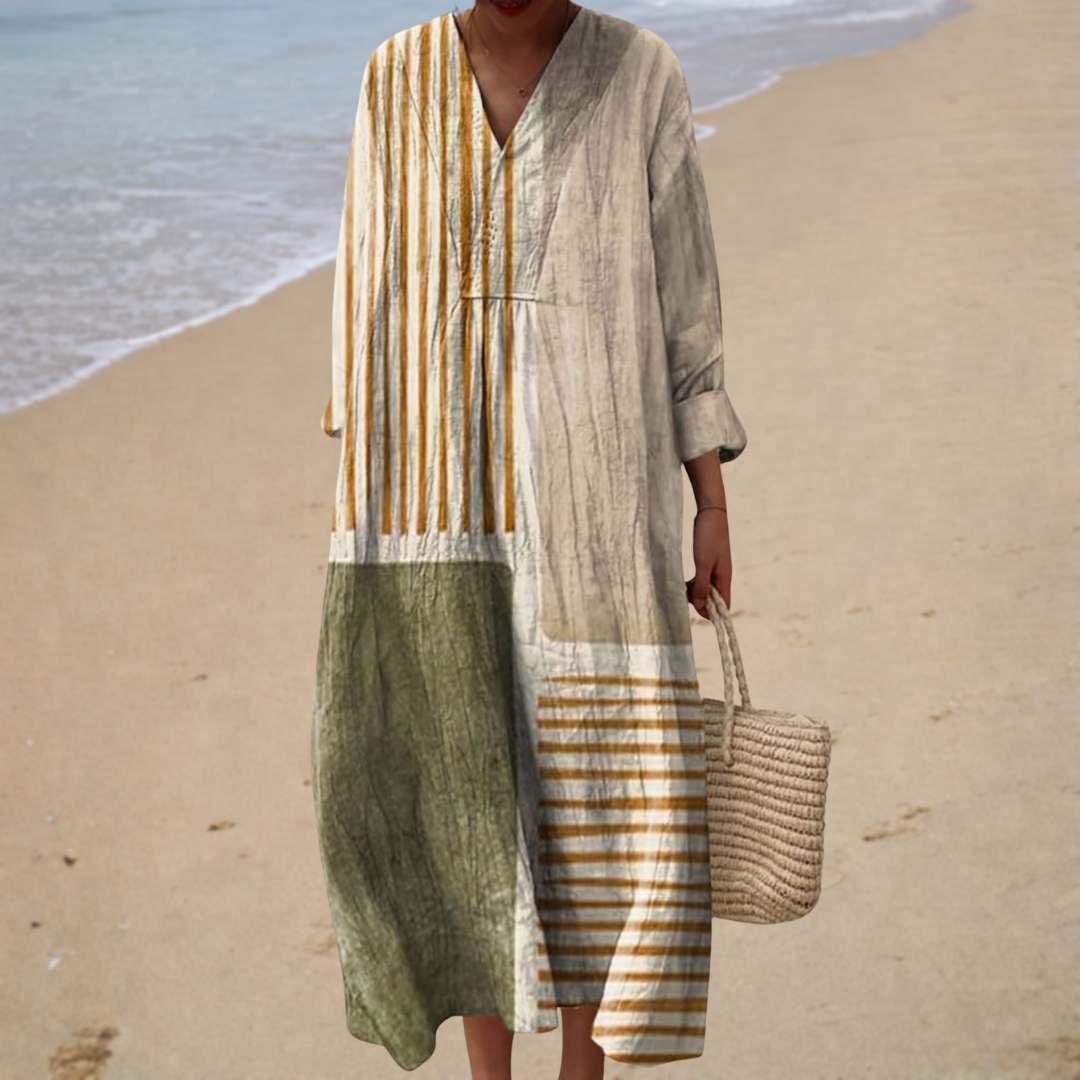 Summer Printed Dress that Accentuates