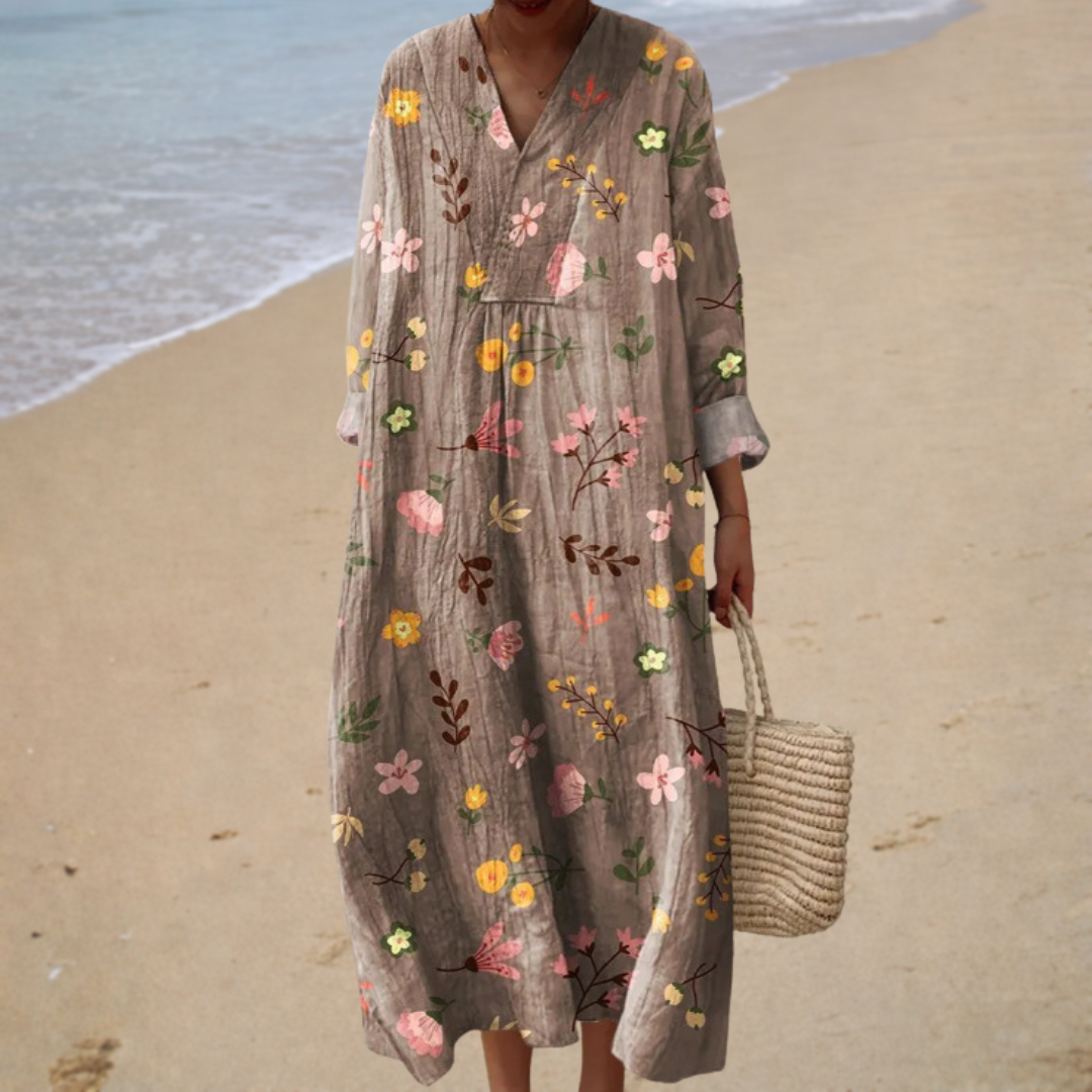 Summer Printed Dress that Accentuates