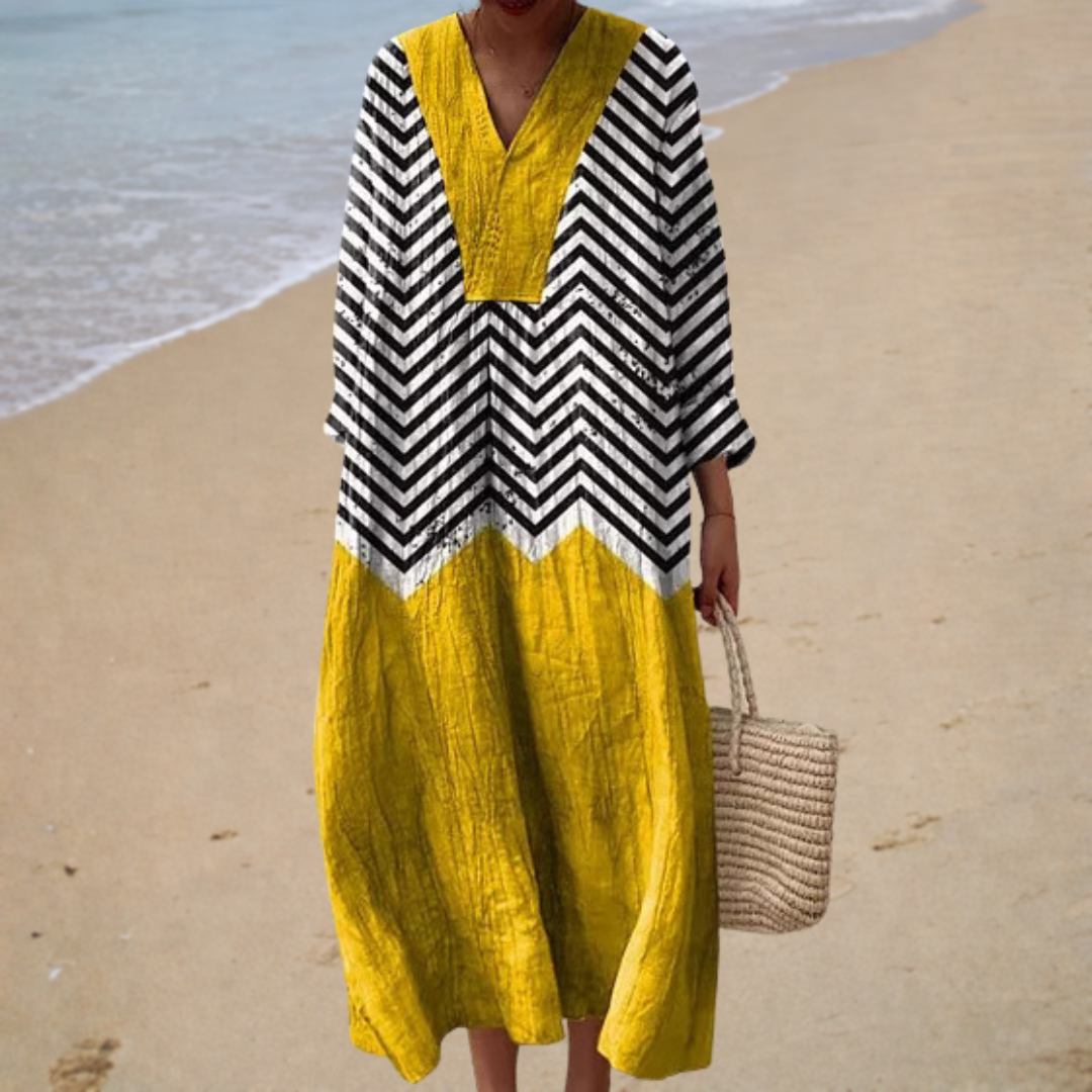 Enhancing Printed Summer Dress