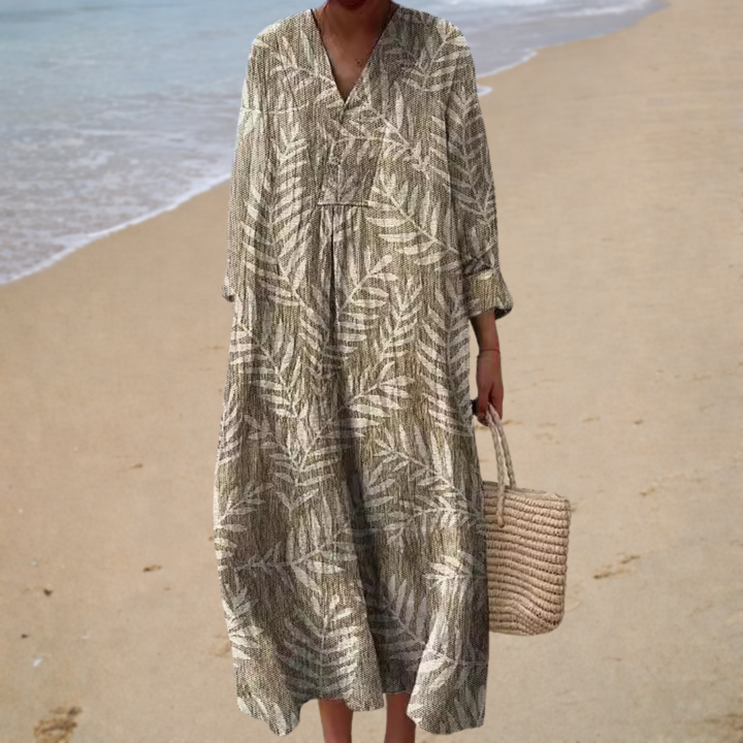 Summer Dress with Eye-Catching Print