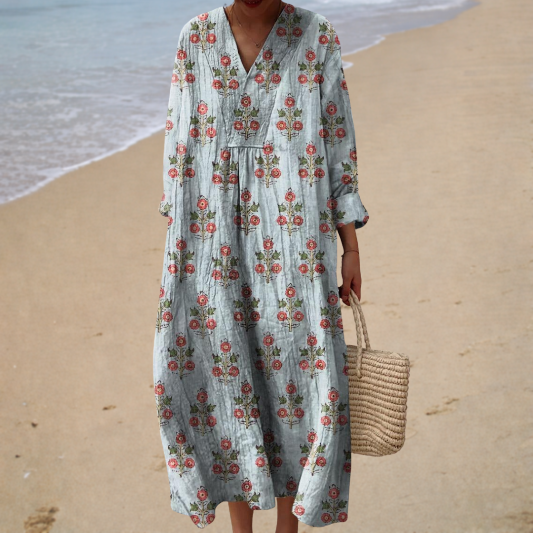 Printed Summer Dress That Accentuates