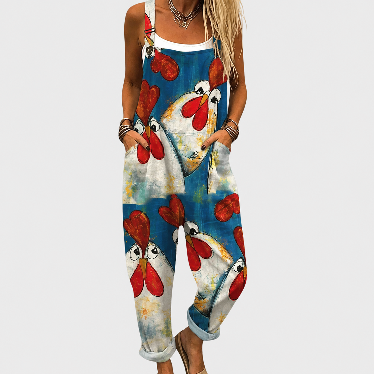 COMFORTABLE PRINTED JUMPSUIT