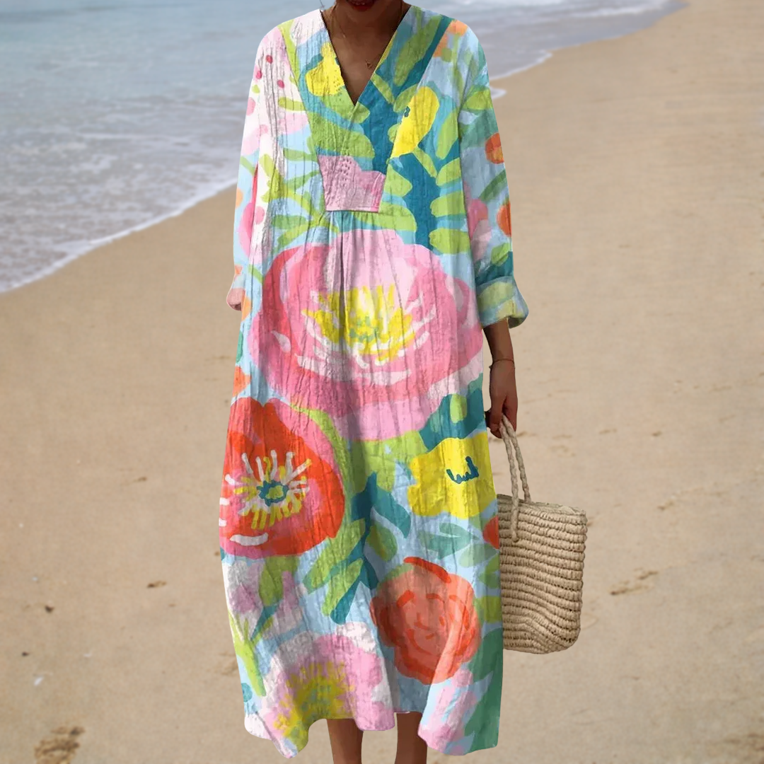 Summer Dress with Eye-Catching Print