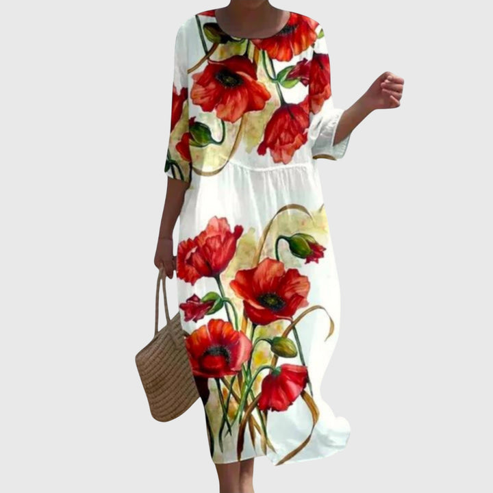 Desiree | Stylish Floral Maxi Dress