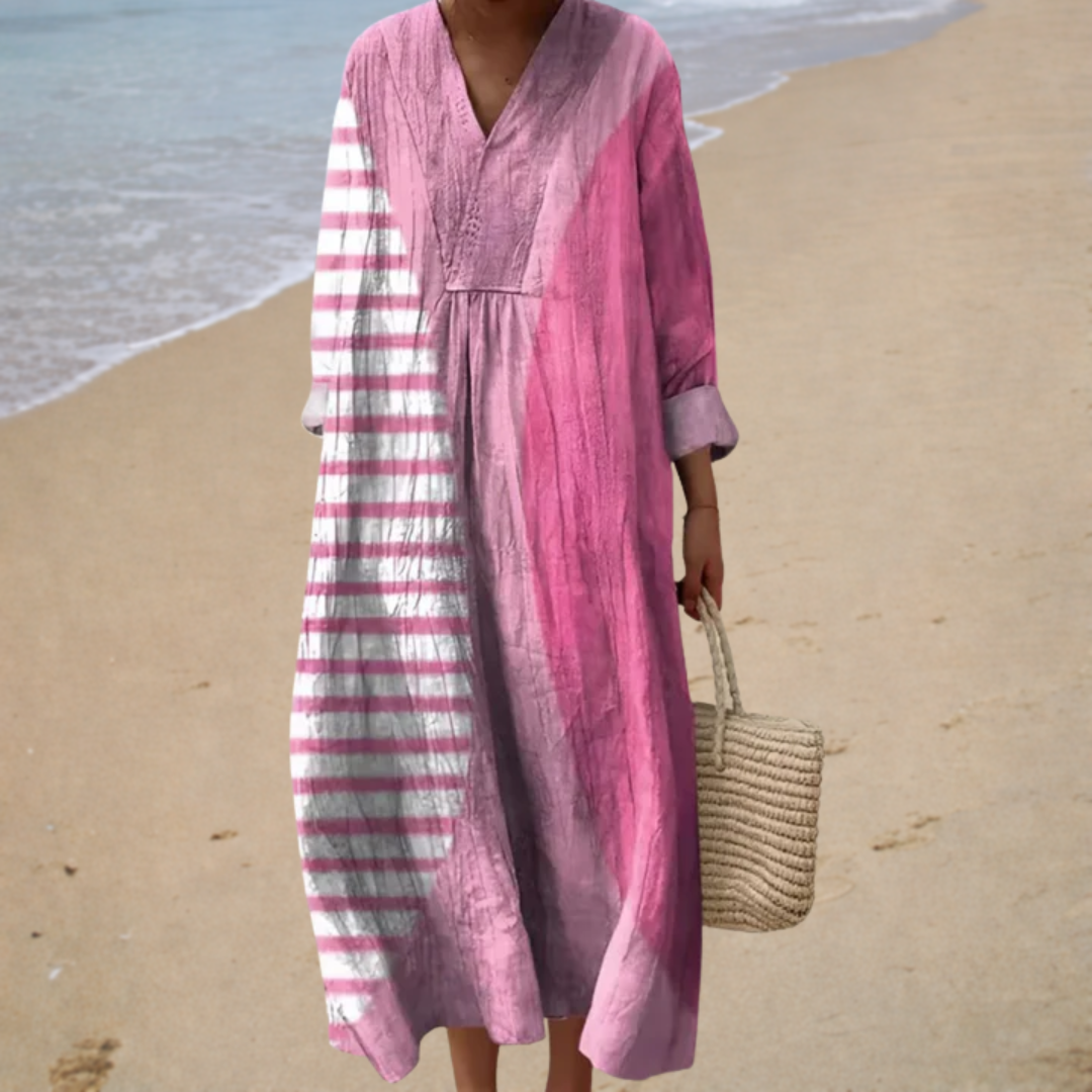 Printed Summer Dress That Accentuates