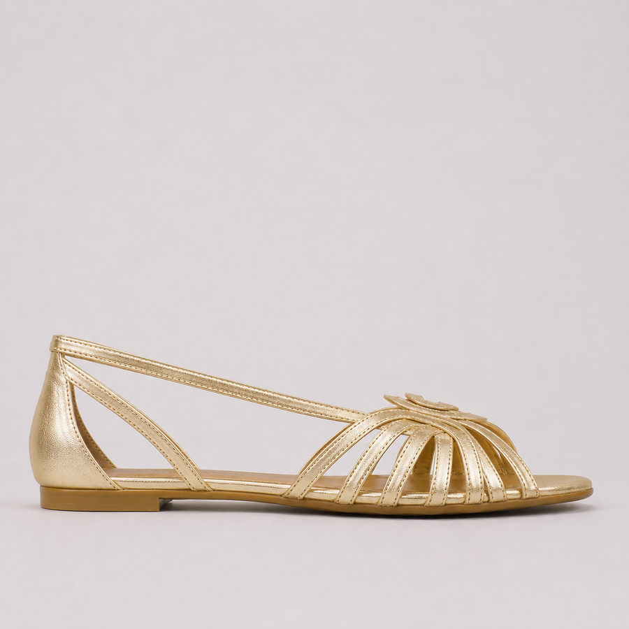 ELEONORA | GOLDEN SANDALS