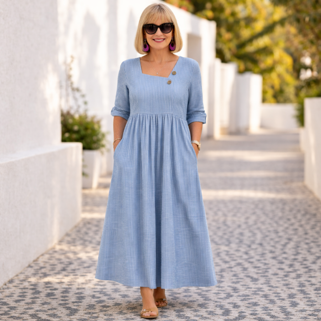 Cleomarie | Elegant Midi Dress