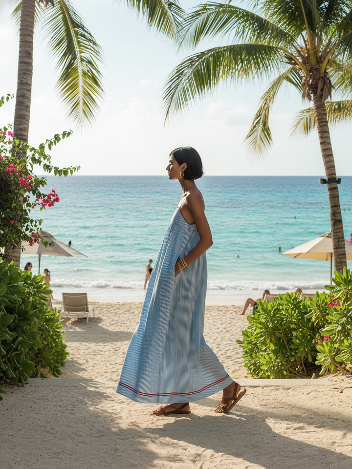 Larina | Azure Long Dress