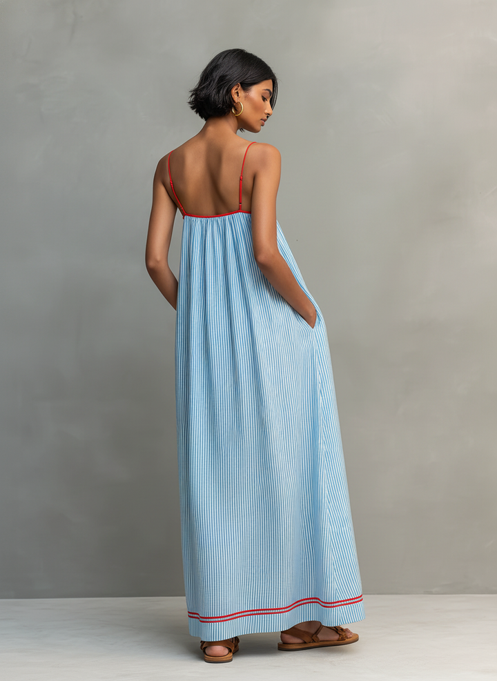 Larina | Azure Long Dress