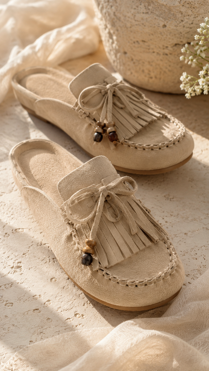 SABRINA | Mules TAUPE