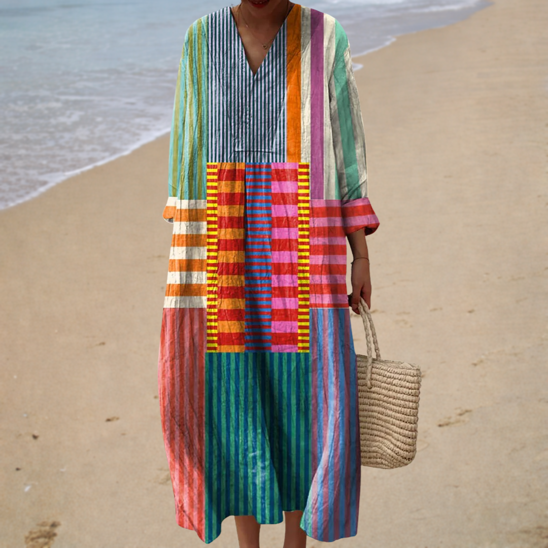 Summer Dress with Eye-Catching Print