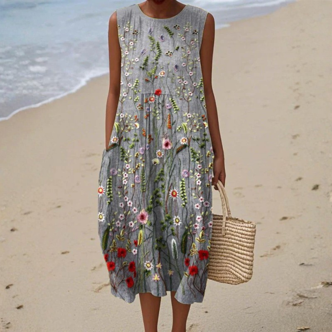 Cozy Sleeveless Summer Dress