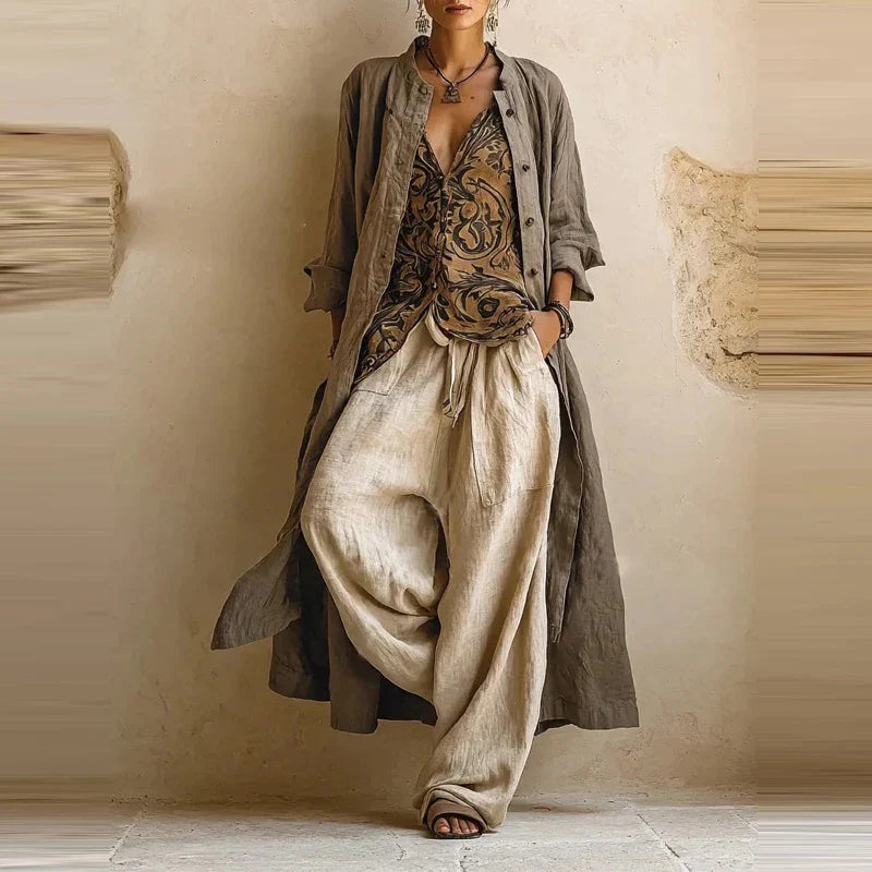 The Florence Linen-Blend Co-ord Sets