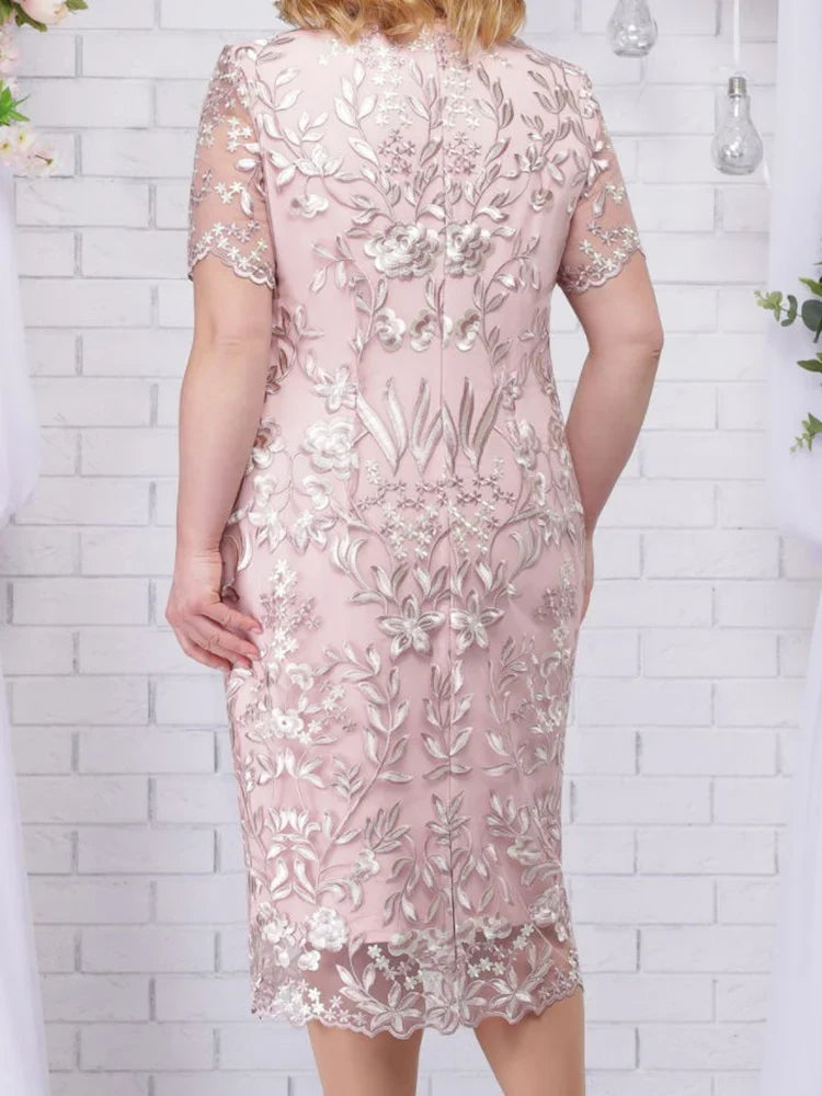 Rosa | Floral Lace Party Dress