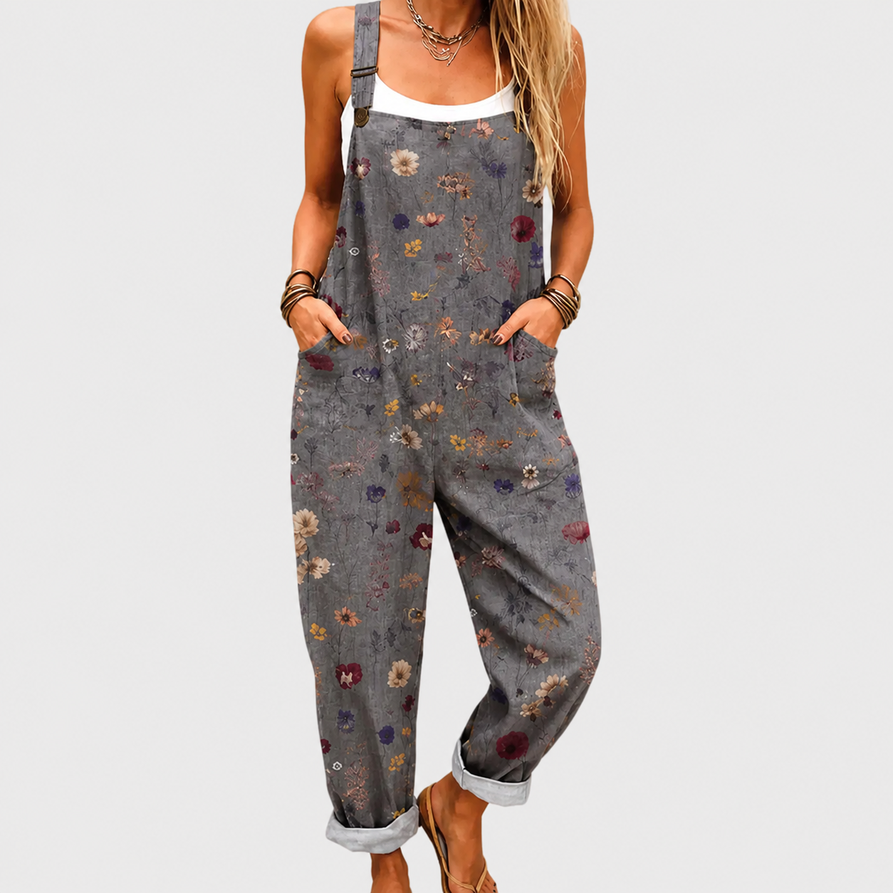 COMFORTABLE PRINTED JUMPSUIT