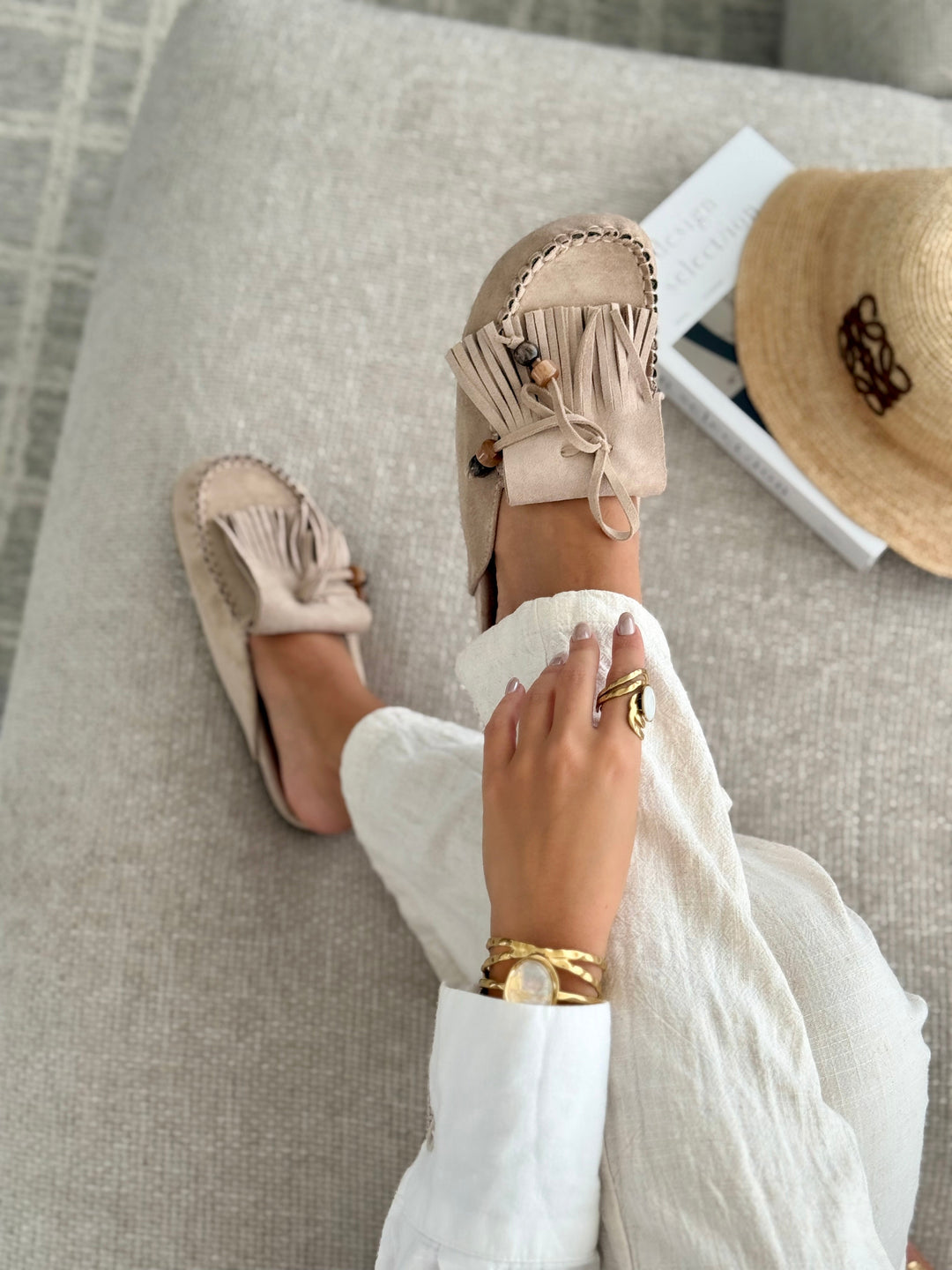 SABRINA | Mules TAUPE