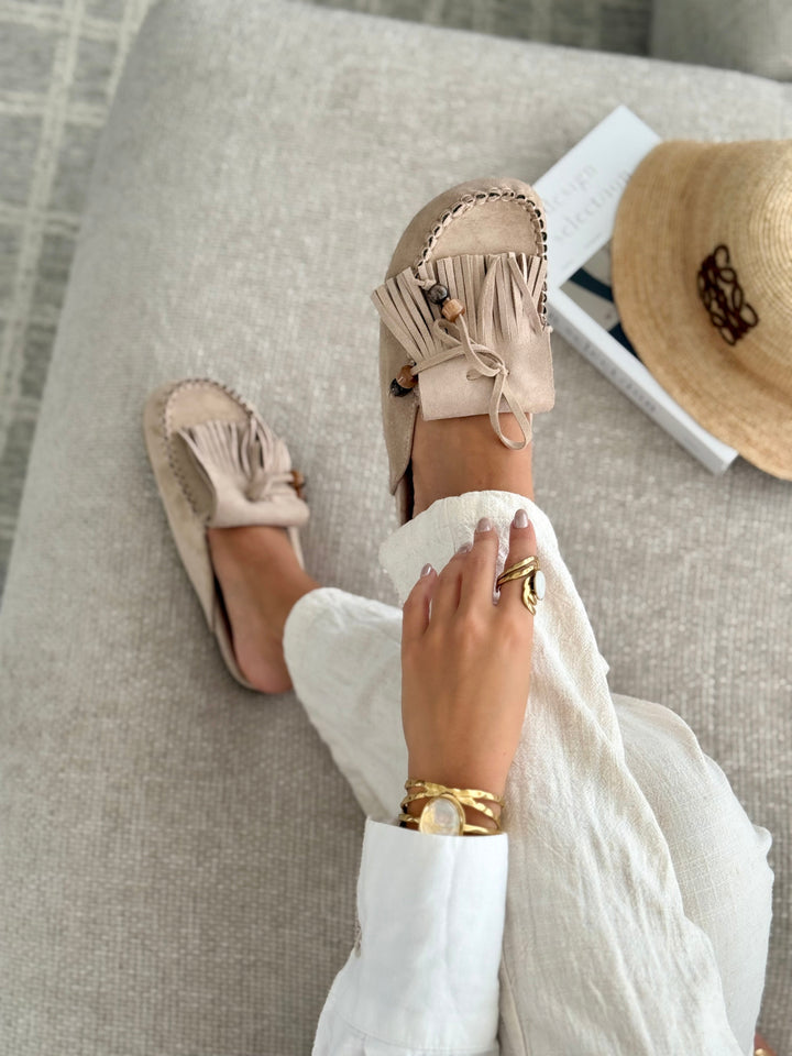 SABRINA | Mules TAUPE