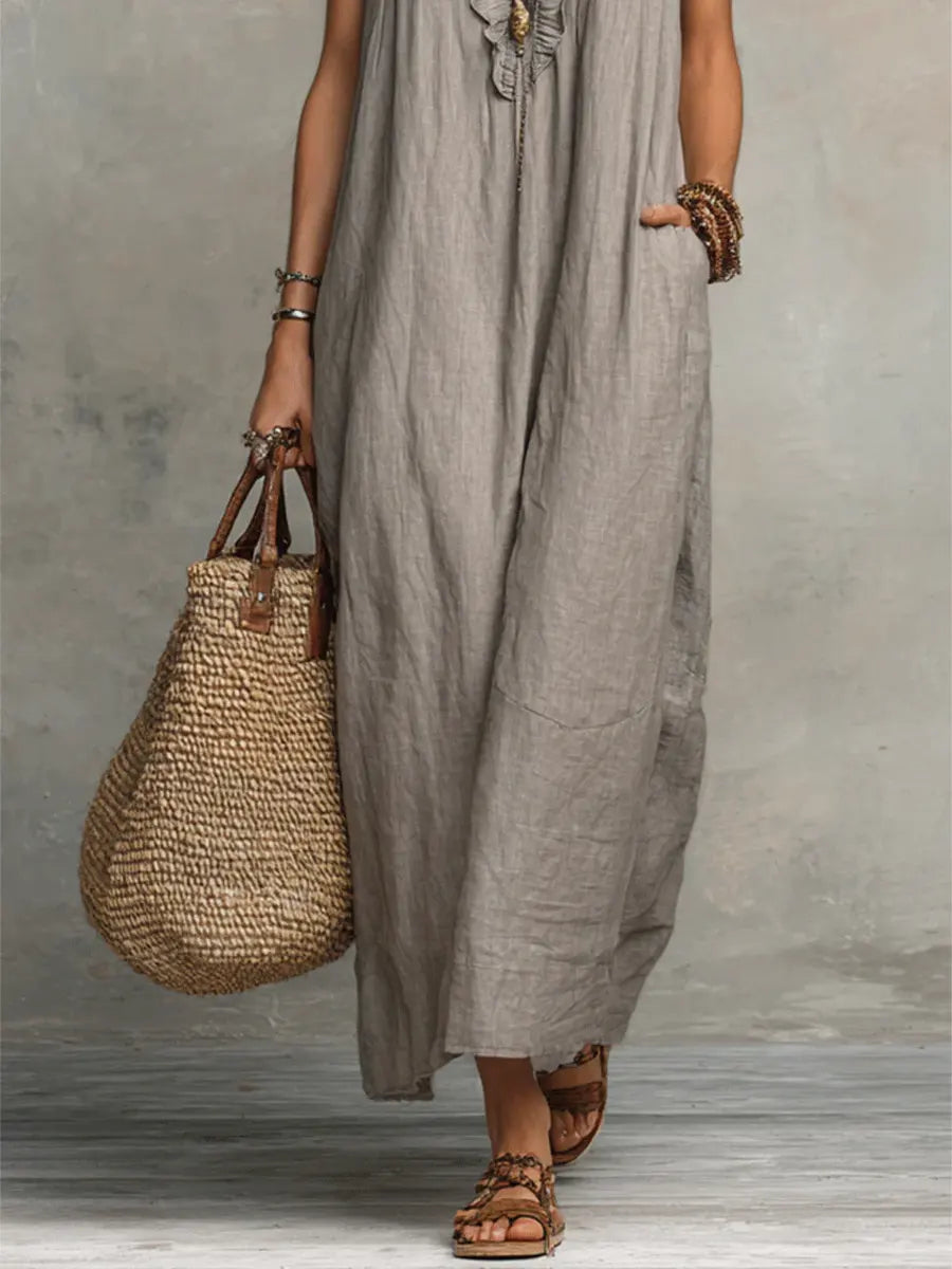 Camélia | Long Fluid Bohemian Dress