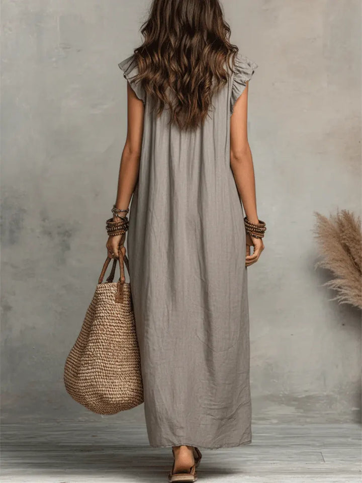 Camélia | Long Fluid Bohemian Dress
