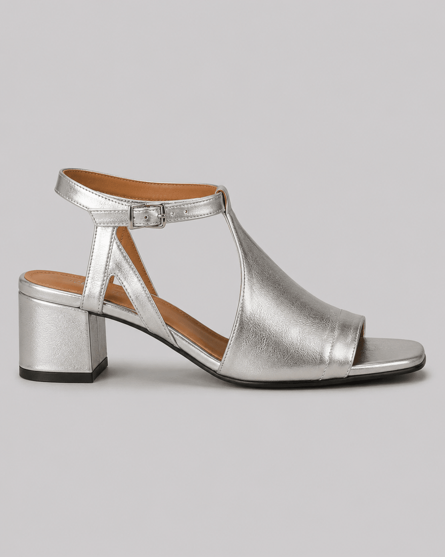 SERENA | SILVER SUMMER SANDALS