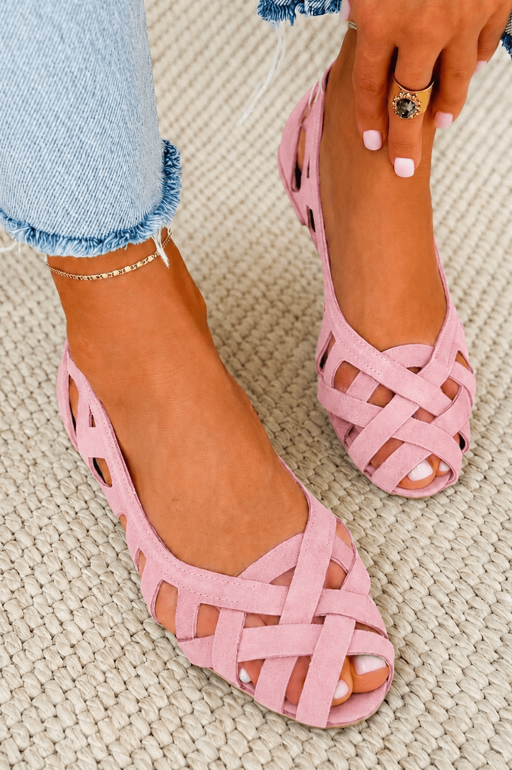 CATERINA | ORTHOPEDIC BRAIDED SANDALS