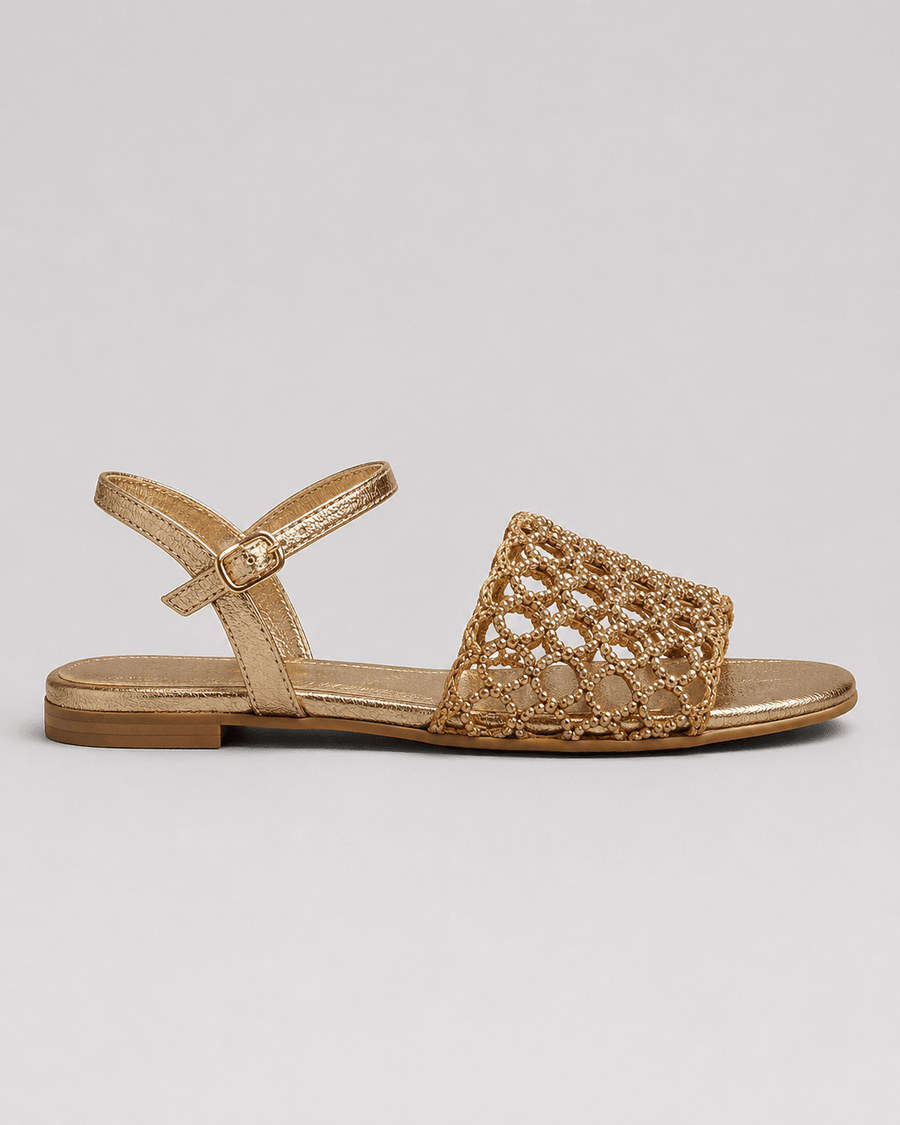 AURORA | GOLDEN SANDALS: SUMMER CHARM