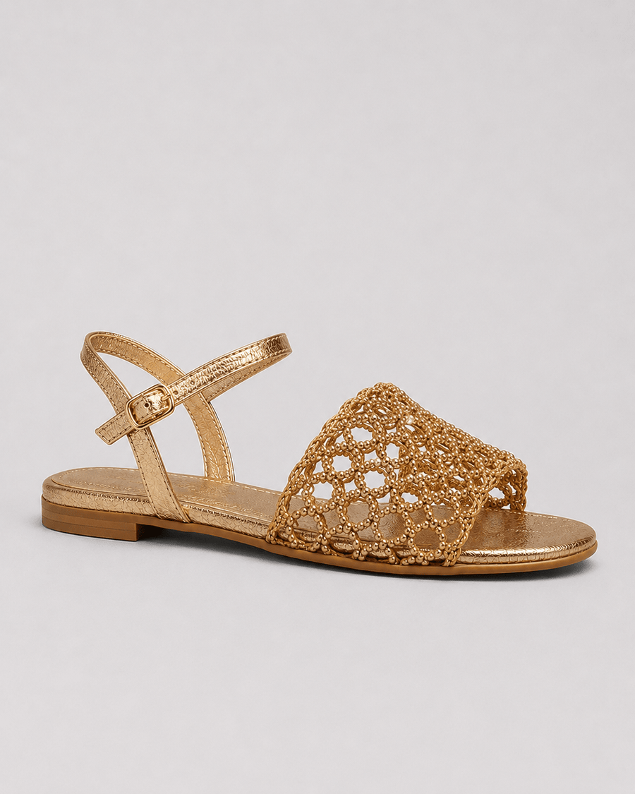 AURORA | GOLDEN SANDALS: SUMMER CHARM