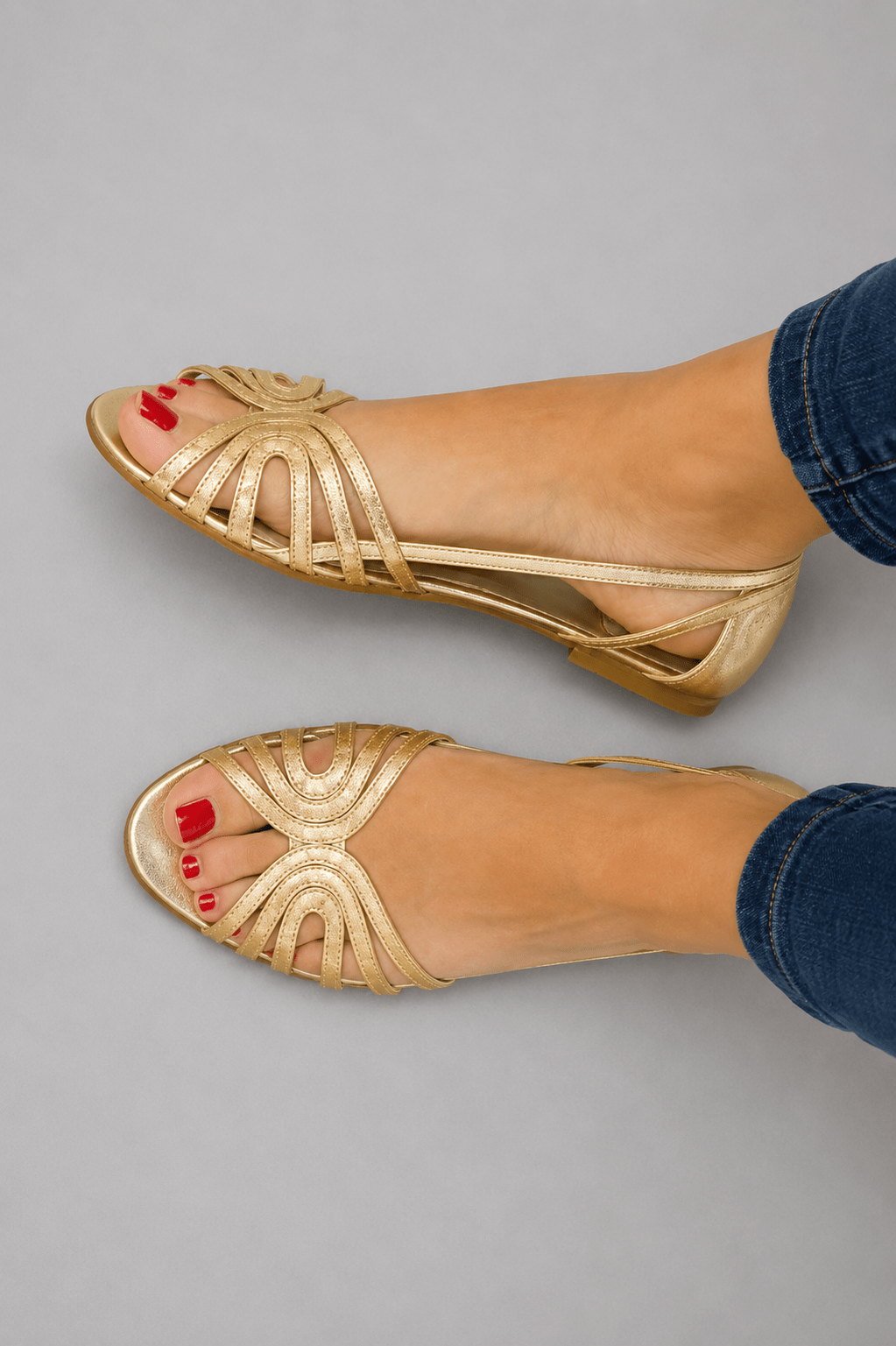 ELEONORA | GOLDEN SANDALS