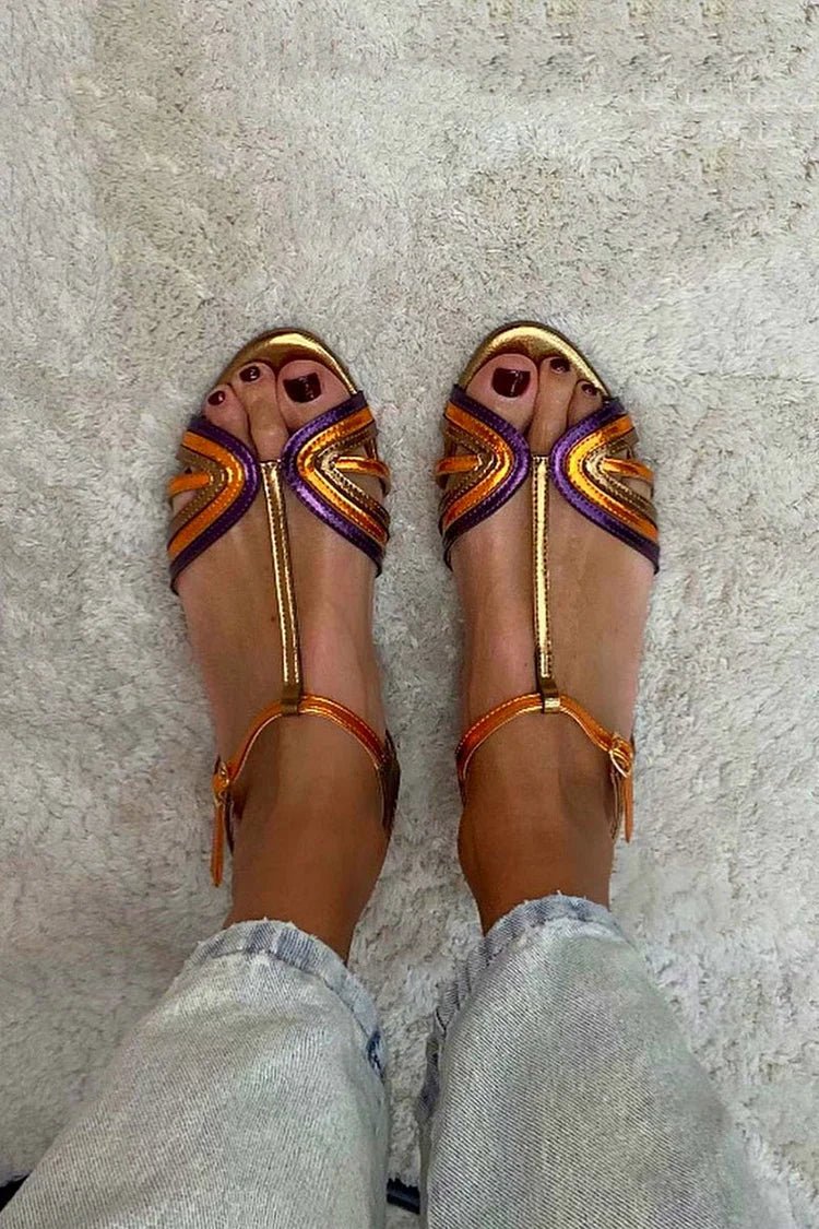 VIVIANA | MEDITERRANEAN-COLORED SANDALS